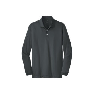 Custom Embroidered Nike Long Sleeve Dri-FIT Stretch Tech Polo