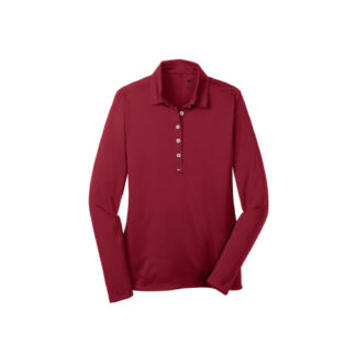 Custom Embroidered Nike Women's Long Sleeve Dri-FIT Stretch Tech Polo