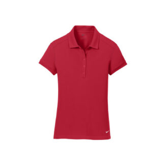 Custom Embroidered Nike Women's Dri-FIT Solid Icon Pique Modern Fit Polo