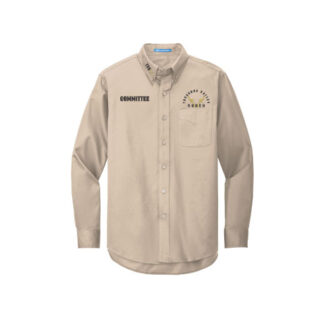 Treasure Valley Rodeo "Committee" Port Authority® 3 logo Long Sleeve Easy Care Shirt - S608 Stone