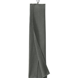 Custom Embroidered Port Authority® Waffle Microfiber Golf Towel