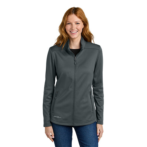 Custom Embroidered Eddie Bauer® Women’s Smooth Mid Layer Fleece Full-Zip - EB2470