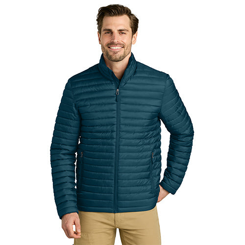 Custom Embroidered Eddie Bauer® Packable Quilted Full-Zip - EB514