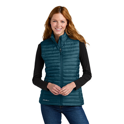 Custom Embroidered Eddie Bauer® Women’s Packable Quilted Vest - EB517