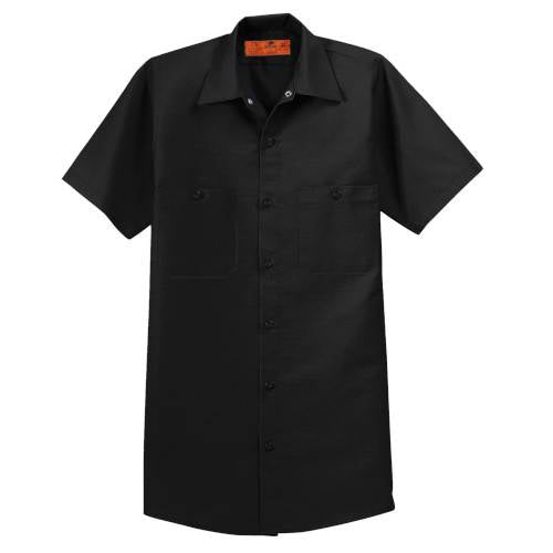 Custom Embroidered Red Kap® Long Size, Short Sleeve Industrial Work Shirt - SP24LONG