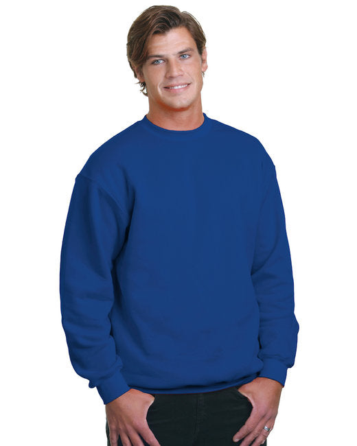 Custom Embroidered Bayside Adult 9.5 oz., 80/20 Heavyweight Crewneck Sweatshirt - 1102