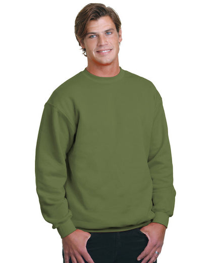 Custom Embroidered Bayside Adult 9.5 oz., 80/20 Heavyweight Crewneck Sweatshirt - 1102