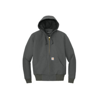 Custom Embroidered Carhartt® Quilted-Flannel-Lined Duck Active Jac