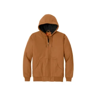Custom Embroidered CornerStone® - Duck Cloth Hooded Work Jacket