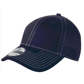 Custom Embroidered New Era® Stretch Mesh Contrast Stitch Cap