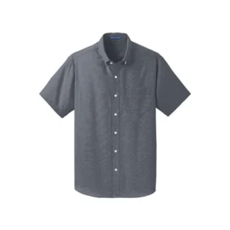 Custom Embroidered Port Authority® Short Sleeve SuperPro™ Oxford Shirt