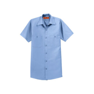 Custom Embroidered Red Kap® Long Size, Short Sleeve Industrial Work Shirt
