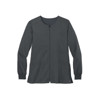 Custom Embroidered Wink® Women’s Premiere Flex™ Full-Zip Scrub Jacket